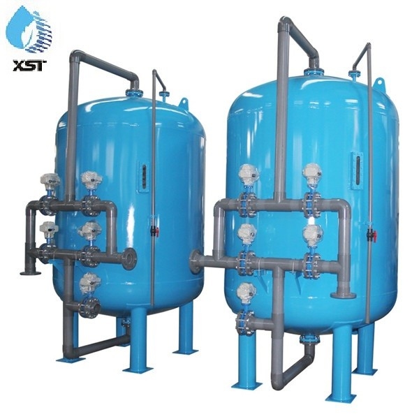 10T/H 20000lph Industrial Sand Filters Water Treatment
