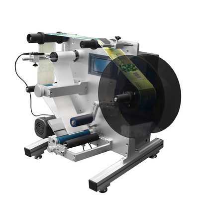 Buy Semi Automatic Round Bottle Sticker Labeling Machine With Touch Screen online manufacture