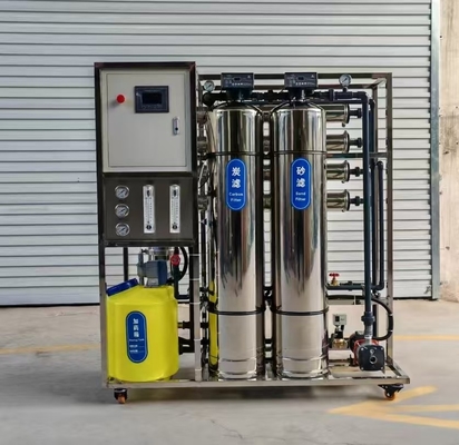Buy 500L Per Hour Output Ro Water Treatment Plant with 99% Purification Rate and Varies Depending On Model Power Consumption online manufacture