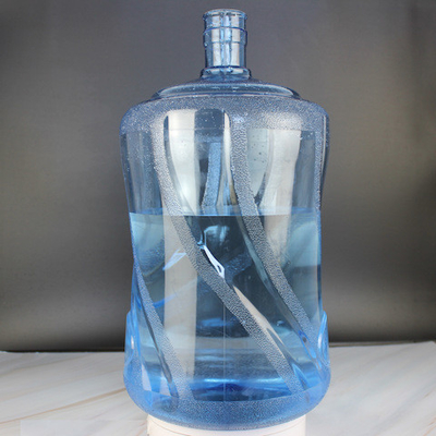 BPA Free Durable PC 5 Gallon Water Bottle Transparent Blue Color