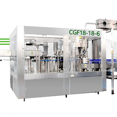 3 In 1 Automatic Pure Drinking Water Filling Machine 3000BPH For PET Plastic Bottle