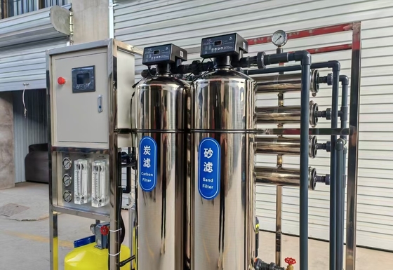 Ro Water Treatment Plant 8040-2core Membrane Housing and SS304 Material with 99% Purification Rate