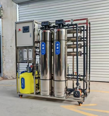 Electric Power Source 500LPH RO Water Treatment Plant for Industrial Water Purification